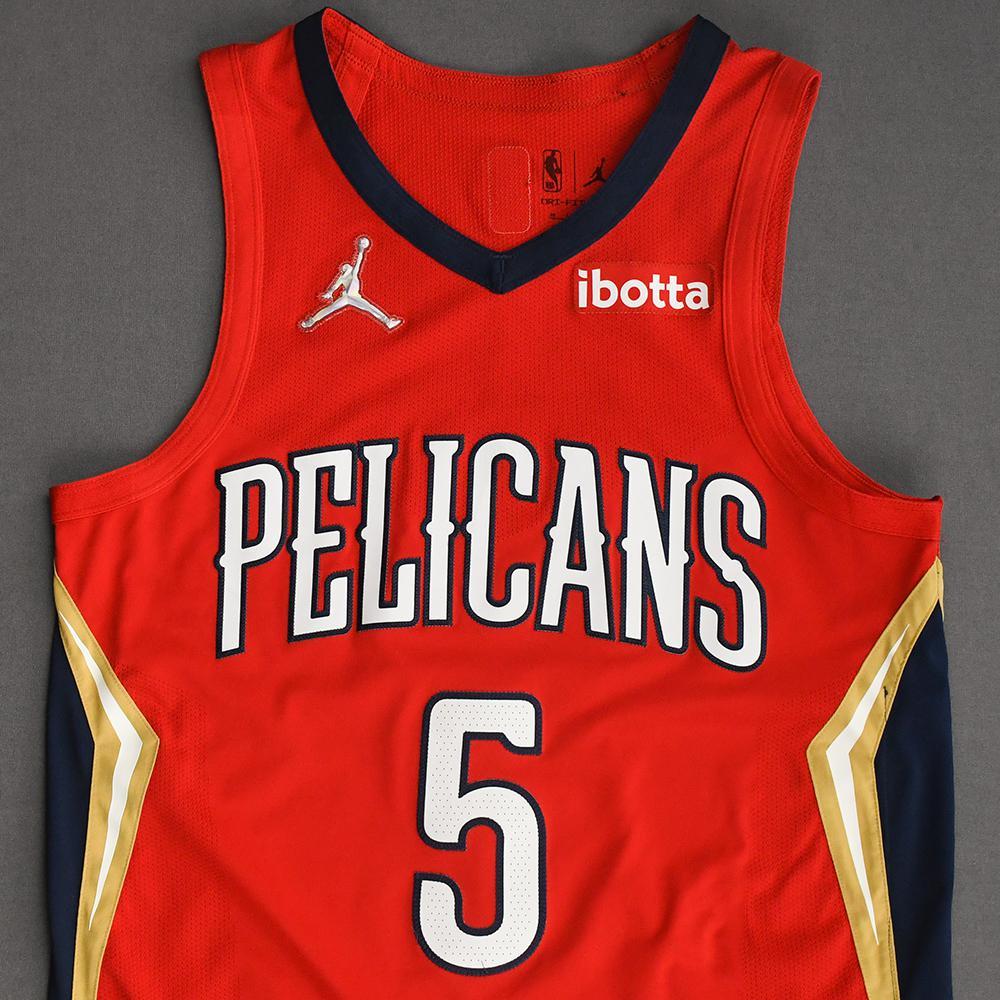 Herbert Jones New Orleans Pelicans GameWorn Statement Edition