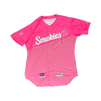 Walker Powell Game Worn Paint the Park Pink Jersey #36 Size XL