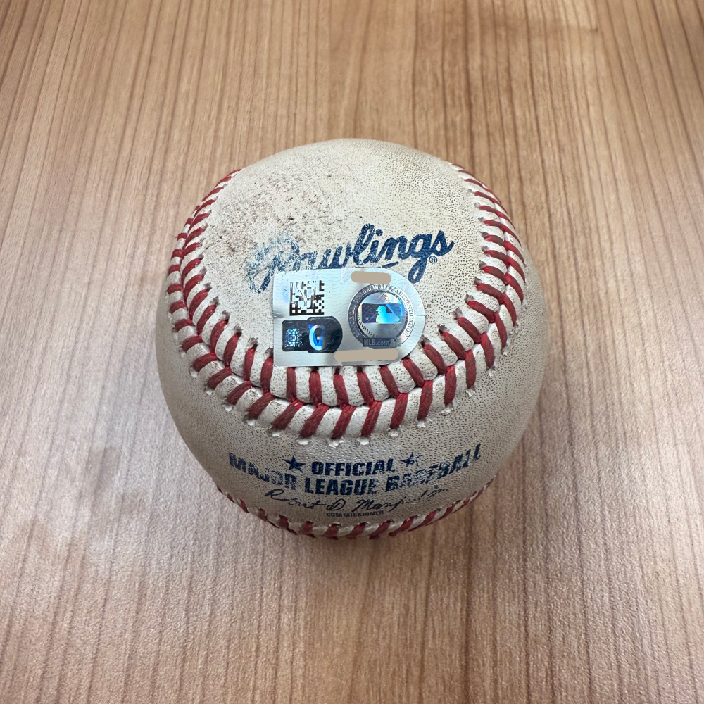 2024 Game Used Ball - Jasson Dominguez 1st Home Run of 2024 (5th