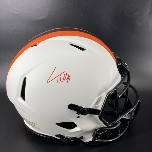 NFL - Browns Cedric Tillman Signed Authentic Lunar Eclipse Speed Helmet