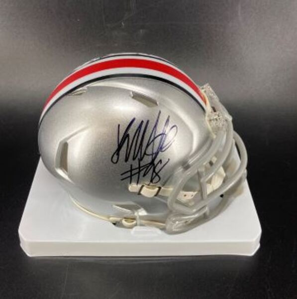 NFL - Ohio State Kayden McDonald Signed Mini Helmet
