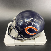 NFL - Bears Roschon Johnson signed mini helmet