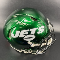 Jets - Michael Carter Signed Authentic Helmet