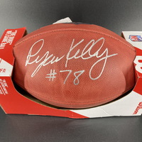 NFL - Vikings Ryan Kelly Signed Authentic Football