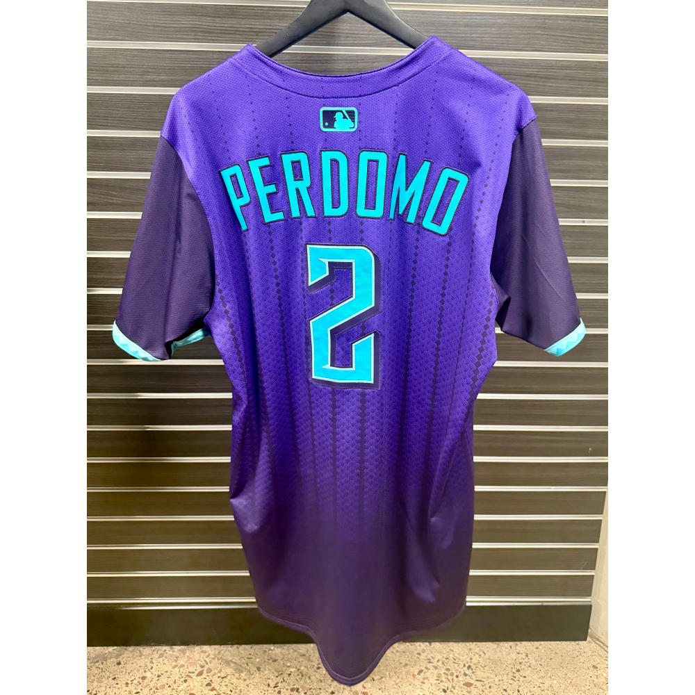 2025 Game Used Serpientes Jersey - Geraldo Perdomo - 6 for 15, 3