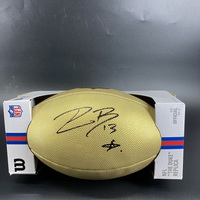 NFL - Broncos Pat Bryant Signed Gold Composite Football
