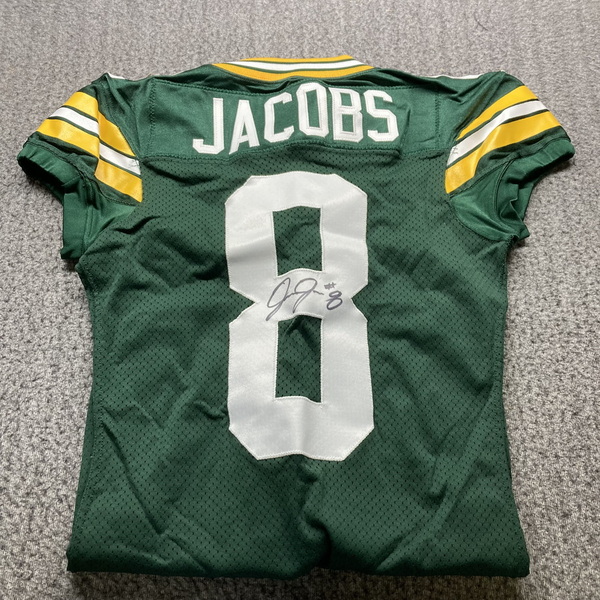 NFL - Packers Josh Jacobs Signed Authentic Jersey Size 42