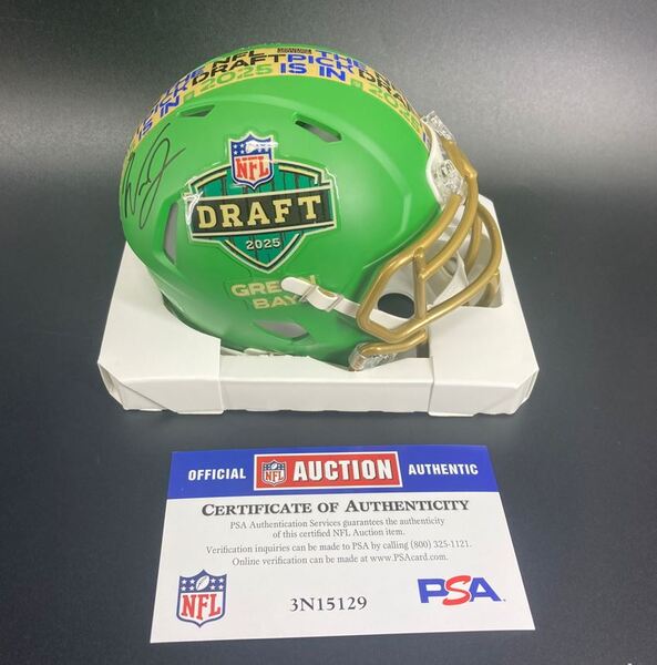 NFL - Cardinals Will Johnson Signed NFL Draft Mini Helmet