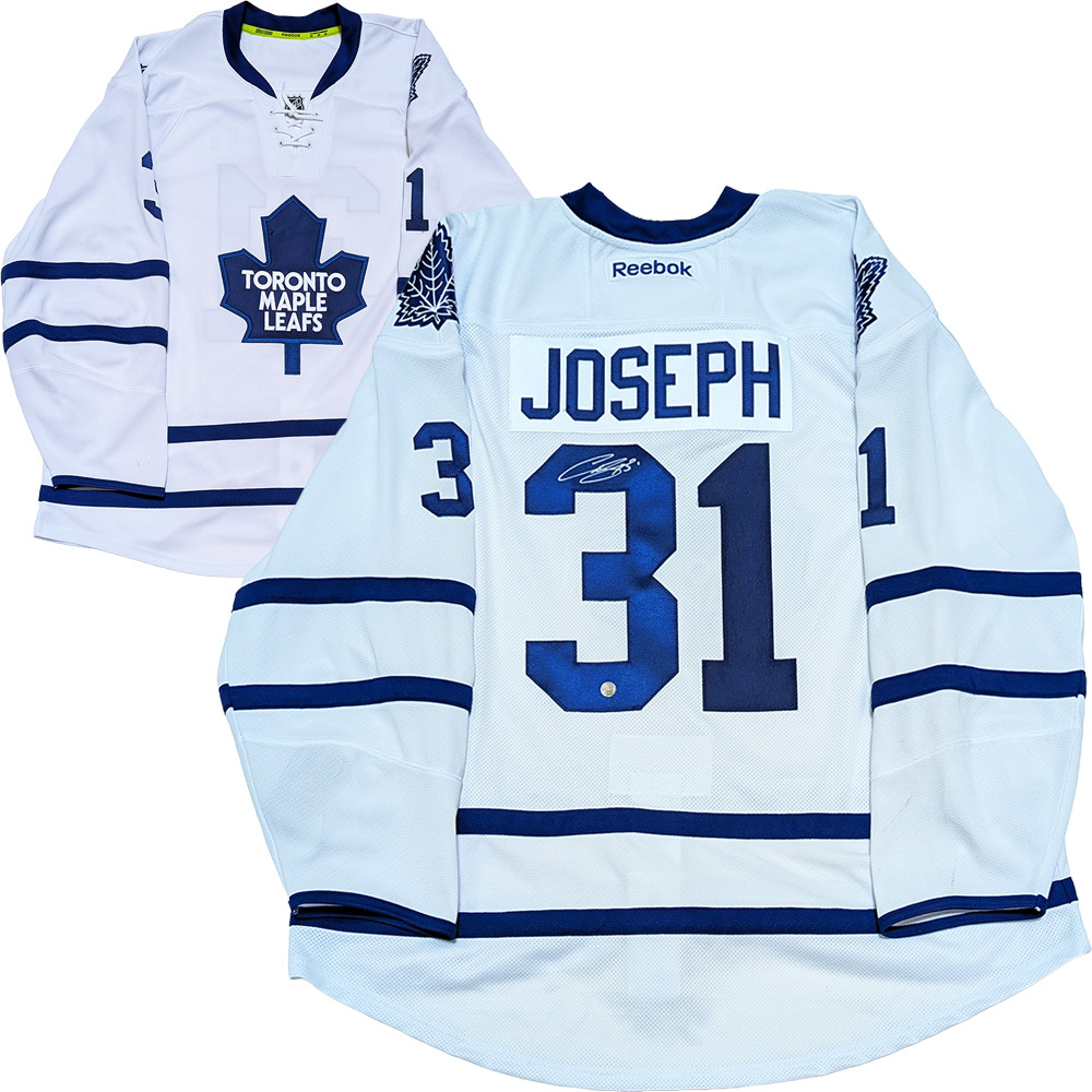 Curtis Joseph Autographed Toronto Maple Leafs Reebok Pro Jersey 