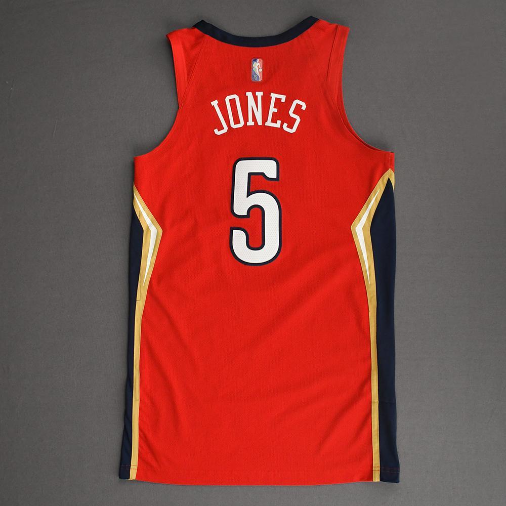 Herbert Jones New Orleans Pelicans GameWorn Statement Edition Jersey 2022 NBA Playoffs