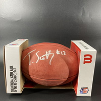 NFL - Bears Tyler Scott Signed Authentic Football