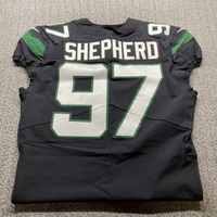 STS - Jets Nathan Shepherd Game Worn Jersey 2019 Season Size 46