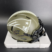 NFL - Patriots Joe Milton Signed STS Mini Helmet
