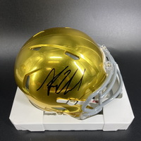 NFL - Notre Dame Riley Leonard Signed Mini Helmet