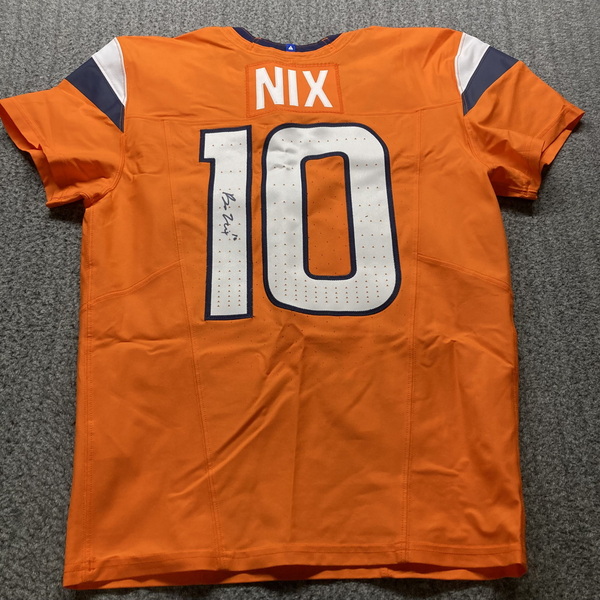 NFL - Broncos Bo Nix Signed Authentic Jersey Size 44