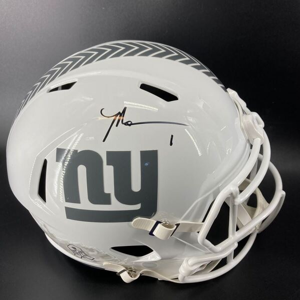 NFL - Giants Malik Nabers Signed STS Replica Speed Helmet