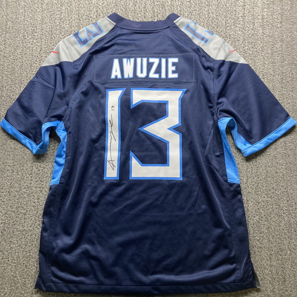 Titans - Chidobe Awuzie Signed Replica Jersey Size Large - Unauthenticated