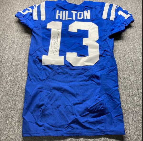 STS - Colts TY Hilton Signed Game Worn Jersey (11/12/17) Size 38