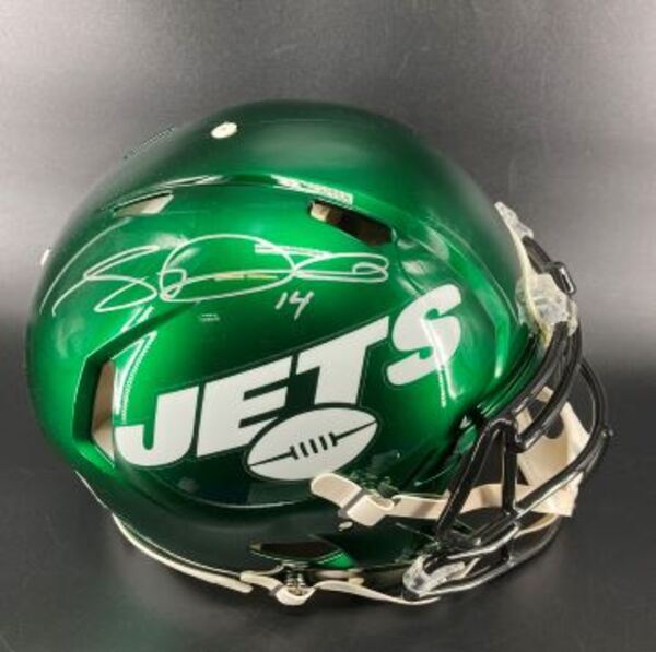 Jets - Sam Darnold Signed Authentic Speed Helmet