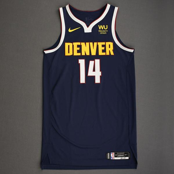 Image of Gary Harris - Denver Nuggets - Kia NBA Tip-Off 2019 - Game-Worn Icon Edition Jersey