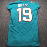 London Games - Dolphins Jakeem Grant Signed Game Issued Jersey (2017) Si...