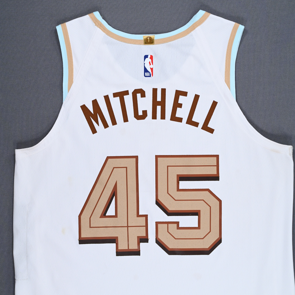 Donovan Mitchell Cleveland Cavaliers GameWorn City Edition Jersey