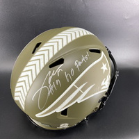 NFL - Patriots Joe Milton Signed STS Authentic Speed Helmet