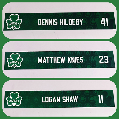 Toronto Marlies St.Pats Locker Room Nameplates (2023-24 Season)