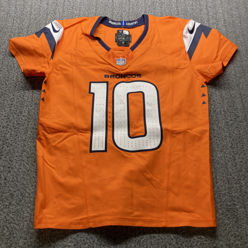 NFL - Broncos Bo Nix Signed Authentic Jersey Size 44 | The