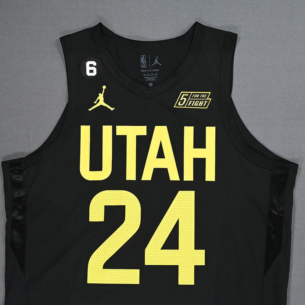 Walker Kessler Utah Jazz GameWorn Statement Edition Jersey 2022