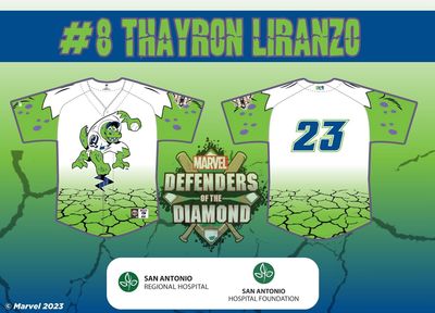 2023 Marvel Jersey #8 Thayron Liranzo - Size 50