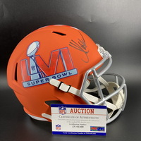 NFL - Raiders Marcus Allen Signed Super Bowl 56 Replica Helmet