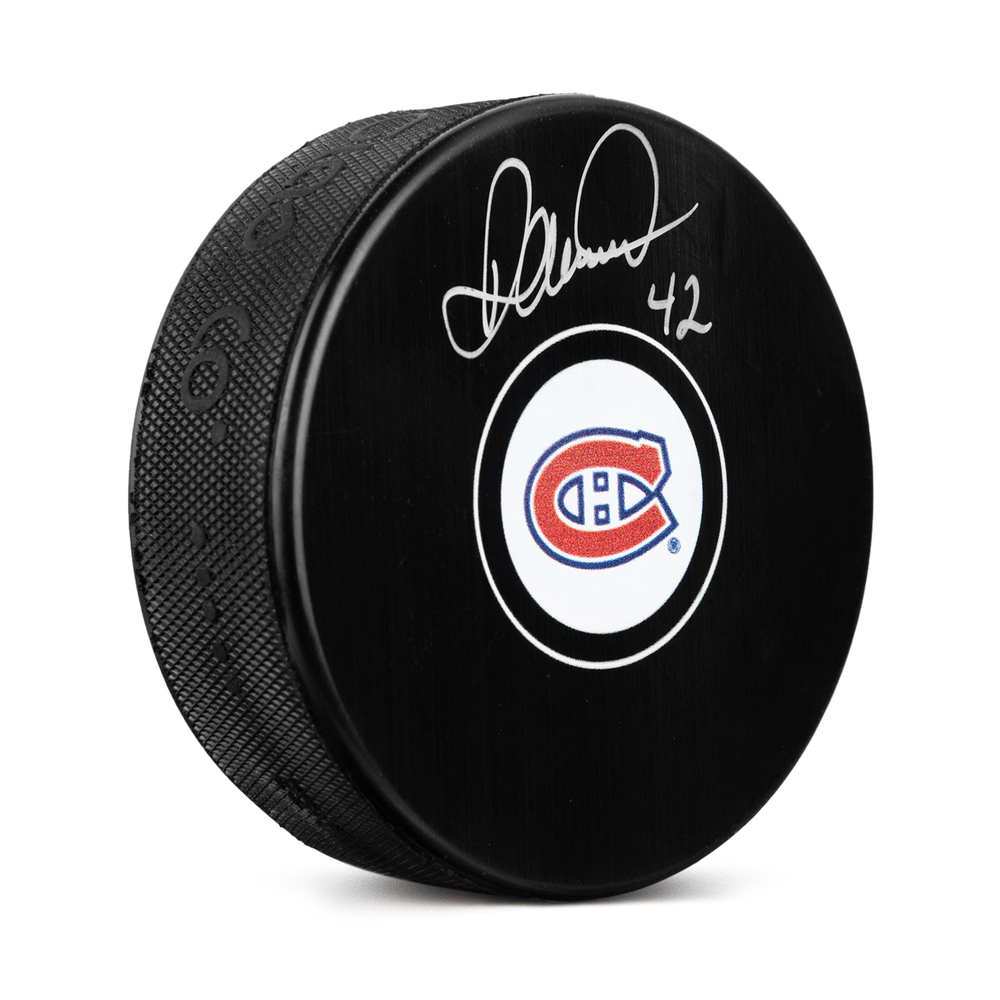 Darcy Tucker Autographed Montreal Canadiens Hockey Puck
