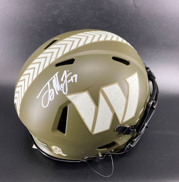 NFL - Commanders Terry McLaurin Signed Authentic STS Speed Helmet