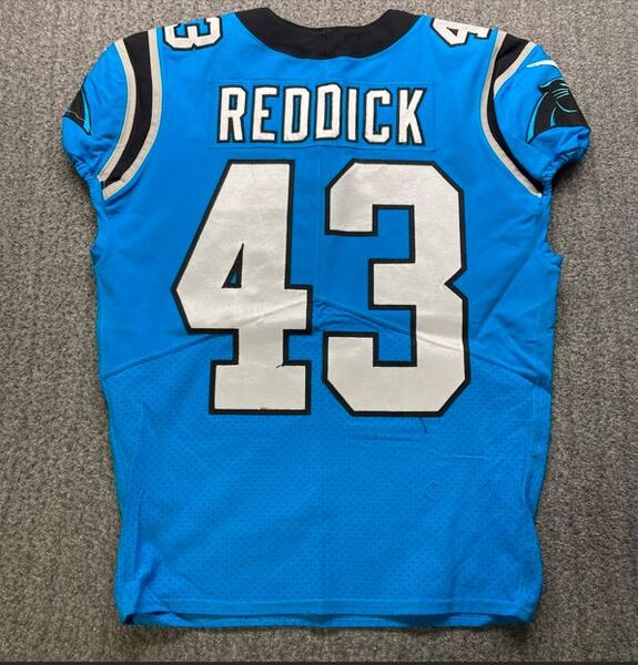 STS - Panthers Hassan Reddick Game Worn Jersey (11/28/2021) Size 42