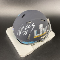 NFL - Buccaneers Tristan Wirfs Signed SB 55 Mini Helmet