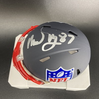 NFL - Raiders Michael Mayer Signed NFL Shield Mini Helmet