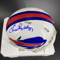 HOF - Bills Thurman Thomas Signed Mini Helmet