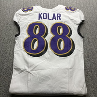 London Games - Ravens Charlie Kolar Game Worn Jersey (10/15/23) Size 42 ...