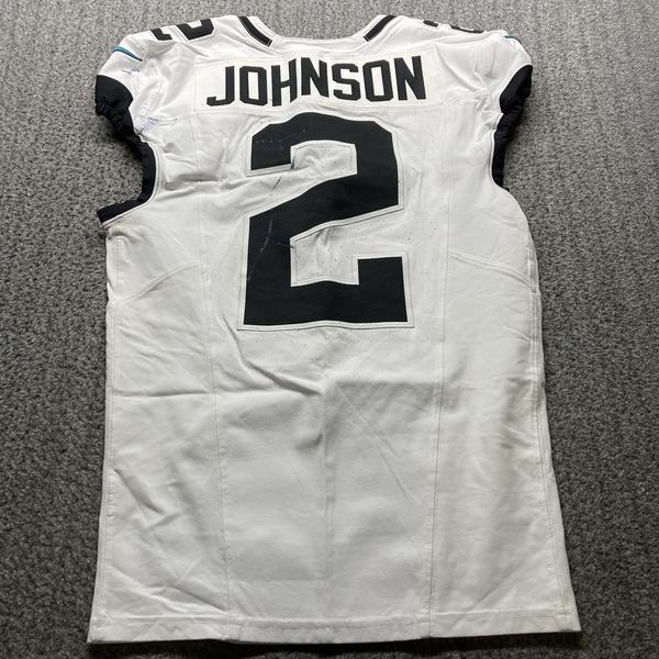 London Games - Jaguars D'Ernest Johnson Game Used Jersey (10/13/24) Size...