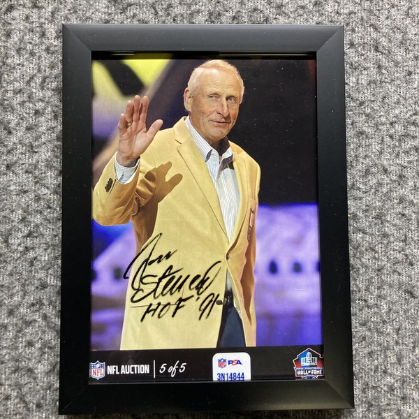 HOF - Chiefs Jan Stenerud NFL Auction Exclusive Signed 5x7 Photo Individ...