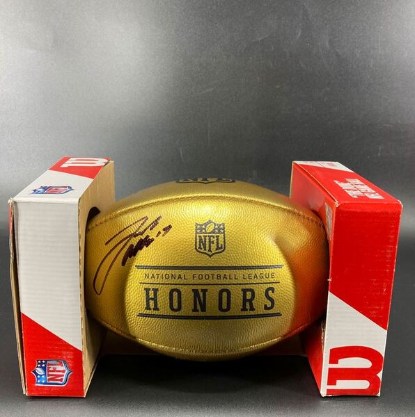 Bills - Josh Allen Signed Gold Honors Football
