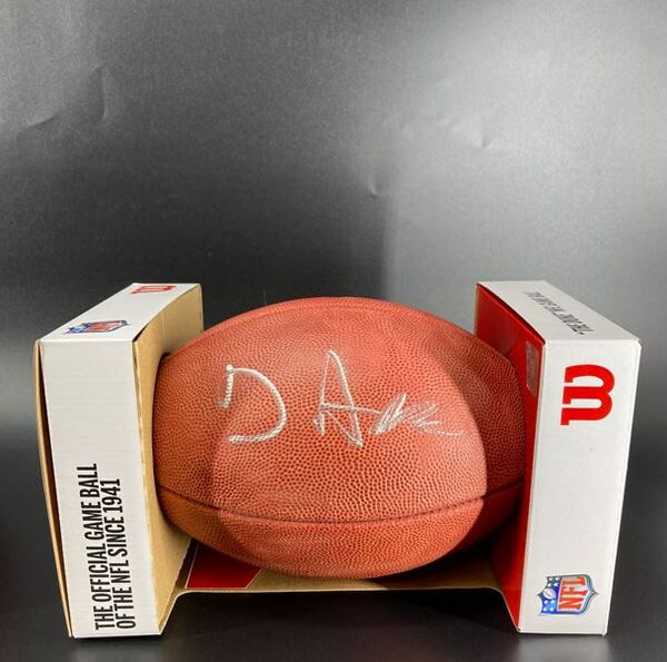 NFL - Dolphins Devon Achane Signed Authentic Football
