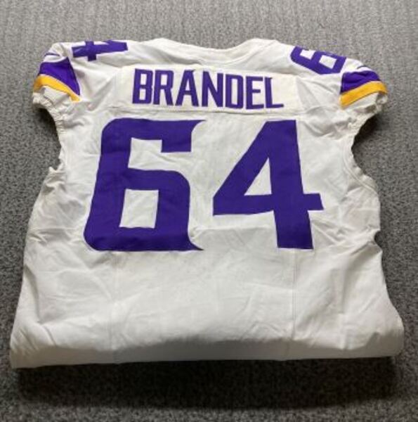 London Games - Vikings Blake Brandel Game Worn Jersey (10/05/2025) Size ...
