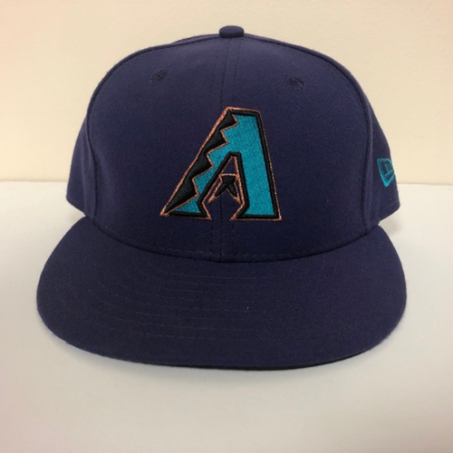 Photo of 2017 Game Used Purple Throwback Hat - Jake Lamb