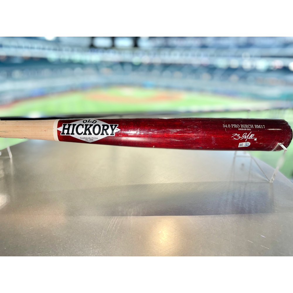 GameUsed Bat KC TEX 5/10/2022 Ground Out Texas Rangers Auctions