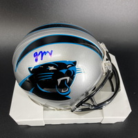 NFL - Panthers Jonathan Mingo signed mini helmet