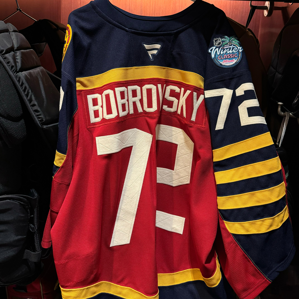 Sergei Bobrovsky Florida Panthers #72 2026 NHL Winter Classic Game-Used Red Jersey - Worn During the 1st Period on January 2, 2026 - Size 58G