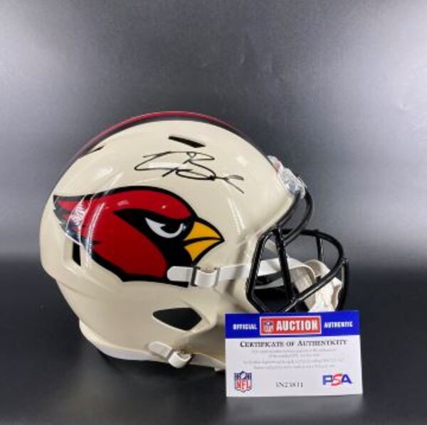 NFL - Cardinals Carson Beck Signed Replica Retro Helmet
