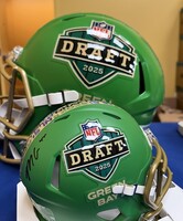 2025 NFL Draft Mini Helmet signed by Mason Graham